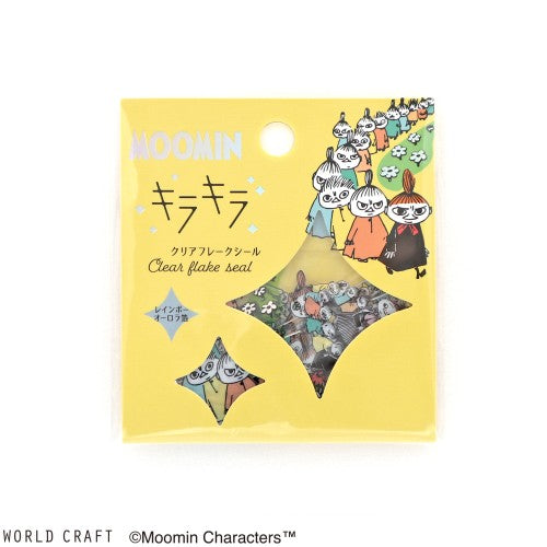 Sparkling Clear Flake Stickers (Little My and her siblings) MOKFS-110