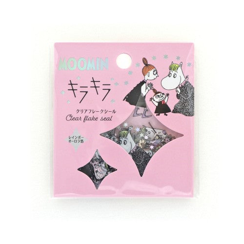 Sparkling Clear Flake Stickers (Friends) MOKFS-113