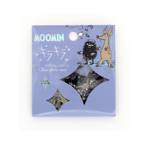 Sparkly Clear Flake Stickers (Stinky and Sniff) MOKFS-115