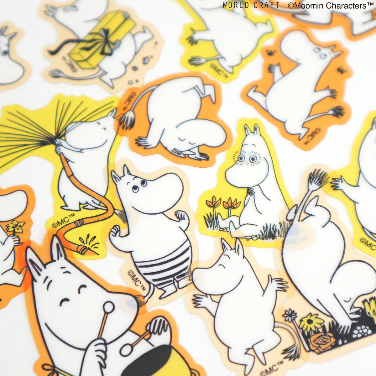 Flake sticker (HAPPY/Moomin) MOF-FS-202