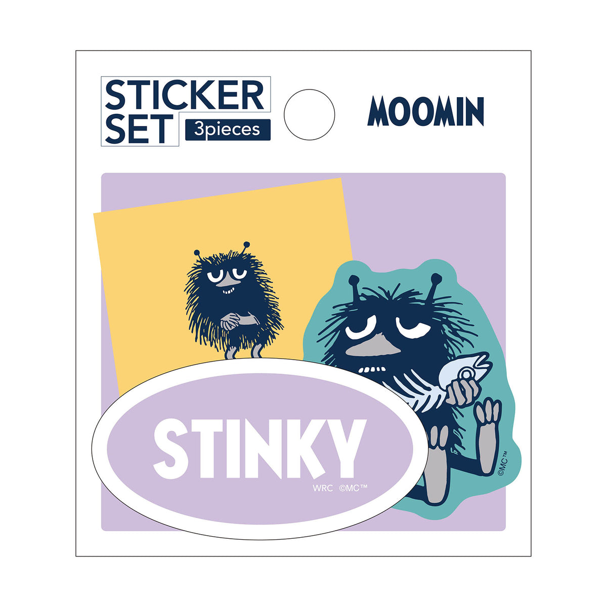 Set of 3 stickers (Stinky) MOSC-S534