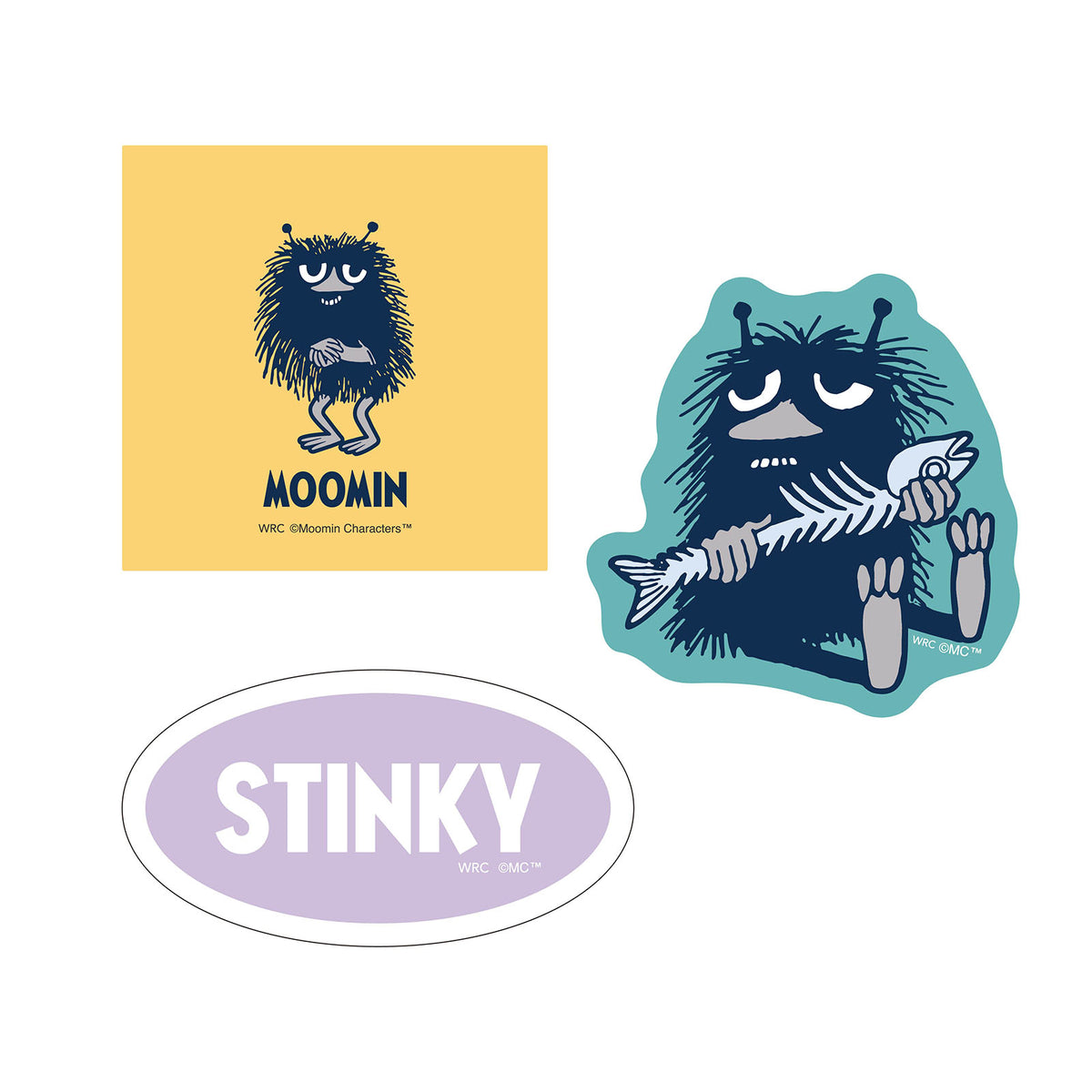 Set of 3 stickers (Stinky) MOSC-S534