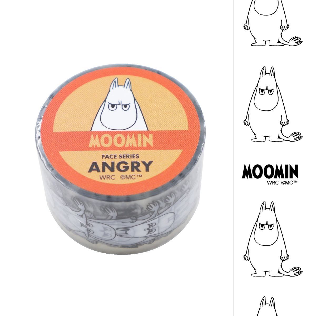 クリアテープ（ムーミンフェイス）4種セット