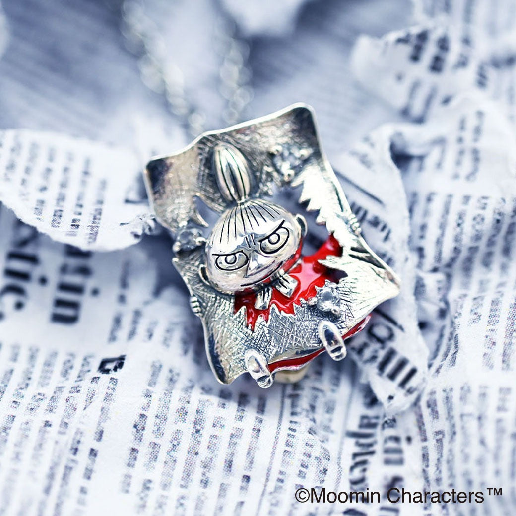 Pendant top (Hello from the newspaper!/Little My) 406P0009-WTF <Special order item>