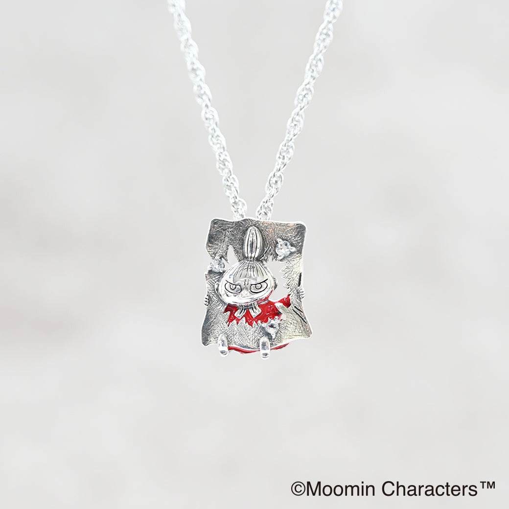 Pendant top (Hello from the newspaper!/Little My) 406P0009-WTF <Special order item>