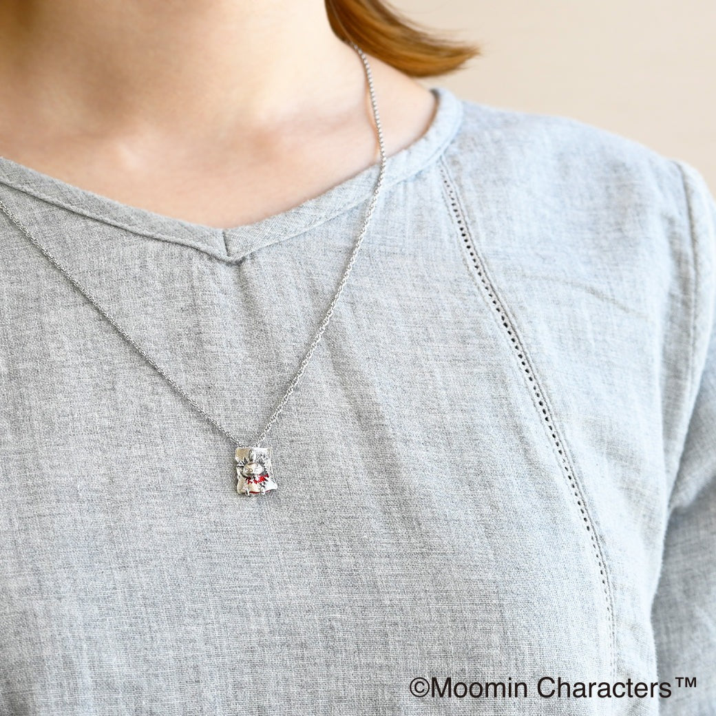 Pendant top (Hello from the newspaper!/Little My) 406P0009-WTF <Special order item>