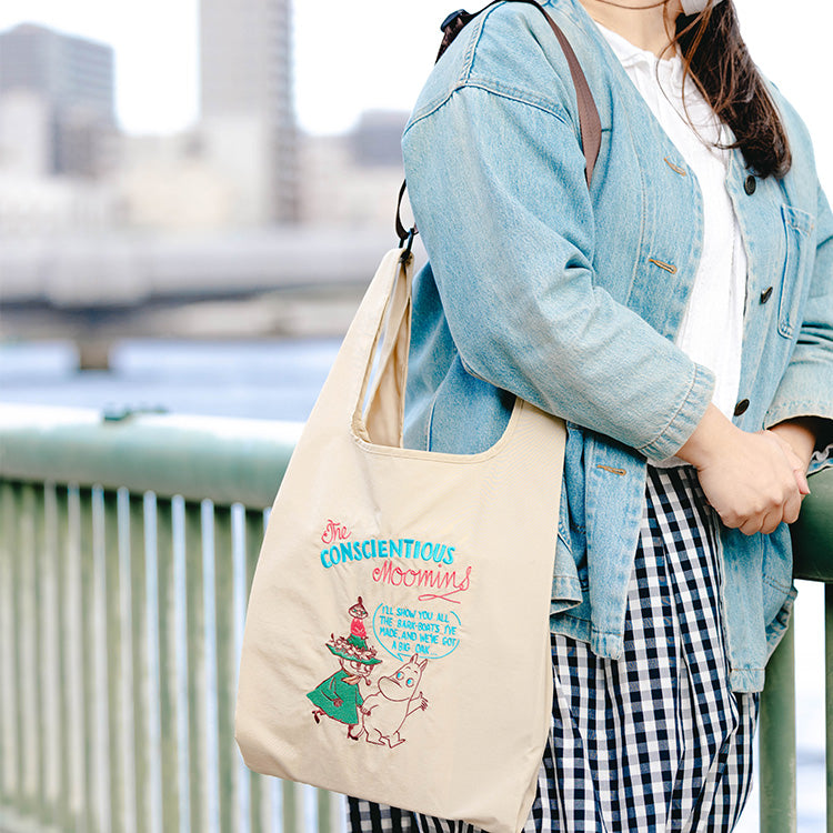 刺しゅう2WAYバッグ（BE）【公式限定】