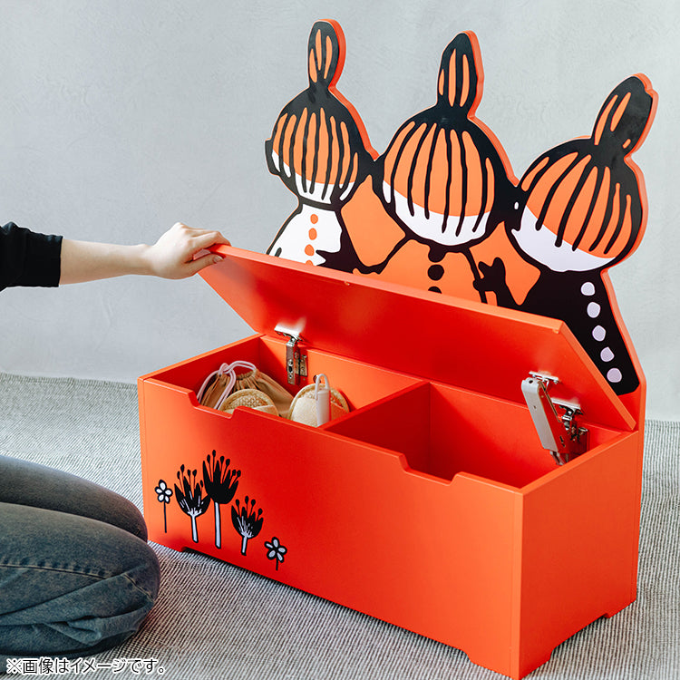 Wooden box bench (Little My siblings) [Official limited edition] [Not eligible for gift wrapping]