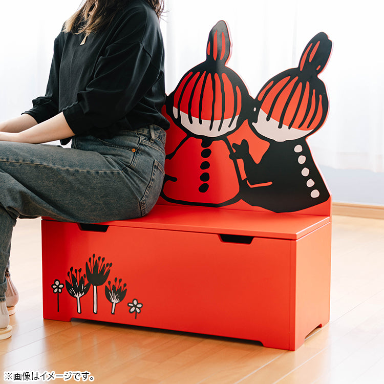 Wooden box bench (Little My siblings) [Official limited edition] [Not eligible for gift wrapping]