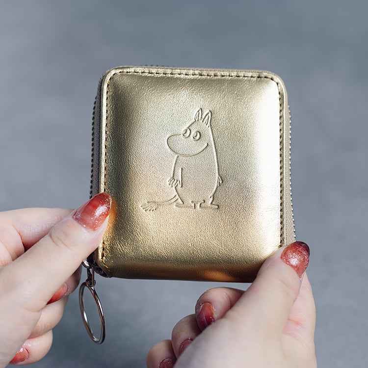 TONE ROUND WALLET M（ゴールドムーミン）【公式限定】