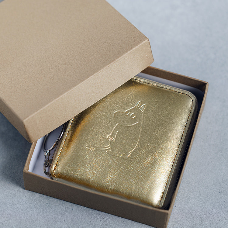 TONE ROUND WALLET M（ゴールドムーミン）【公式限定】