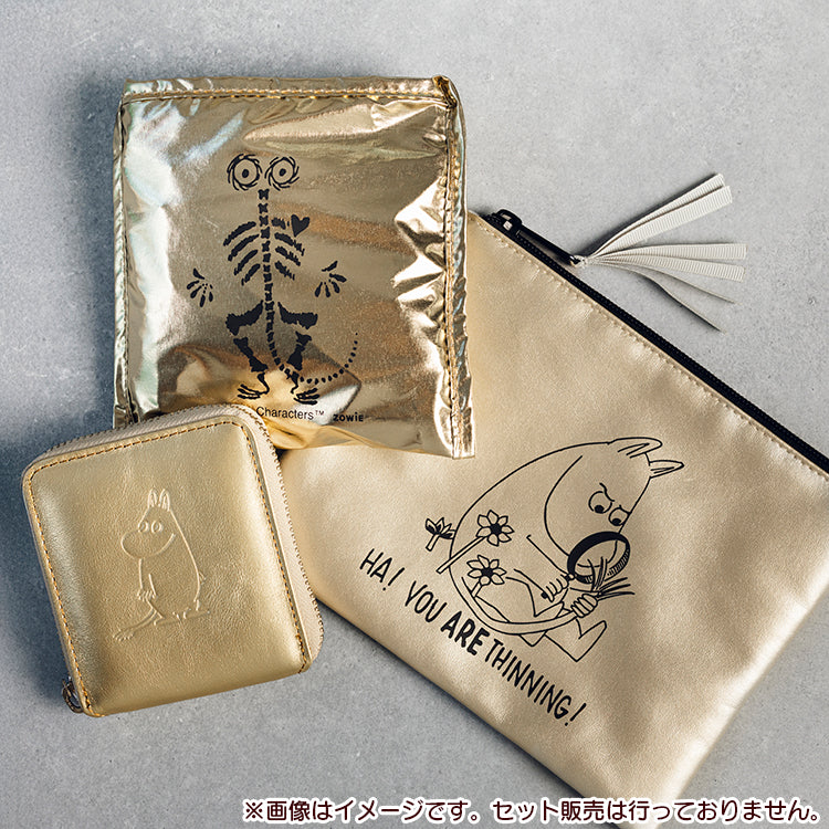 TONE ROUND WALLET M（ゴールドムーミン）【公式限定】