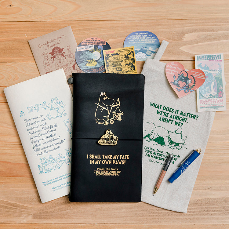 TRAVELER'S COMPANY トラベラーズノートセット（ムーミンパパの思い出）【抽選販売・同梱不可】【ラッピング対象外】【キャンペーン対象外】