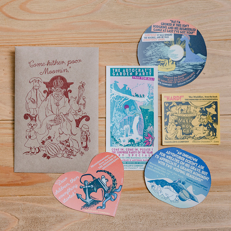 TRAVELER'S COMPANY トラベラーズノートセット（ムーミンパパの思い出）【抽選販売・同梱不可】【ラッピング対象外】【キャンペーン対象外】