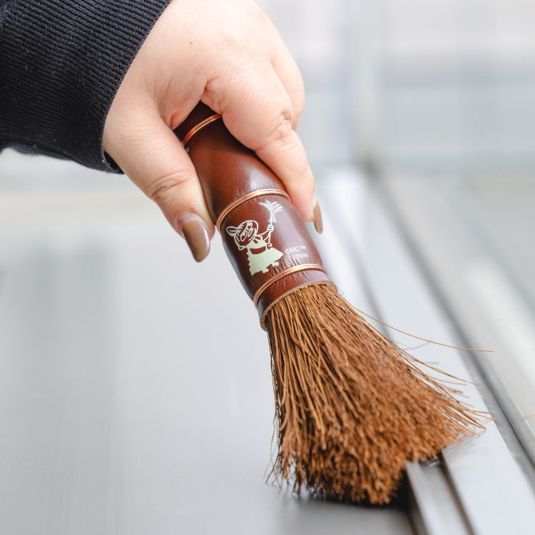 Broom craft 棕櫚手箒 柿渋はりみ塵取りセット（ブラウン）【公式限定】
