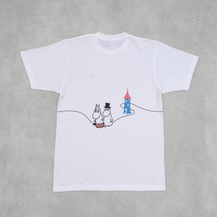 7月下旬頃お届け予定＊つなごうTシャツ（ムーミンパパ&ムーミンママ&ムーミンやしき）【公式限定】＜予約商品＞