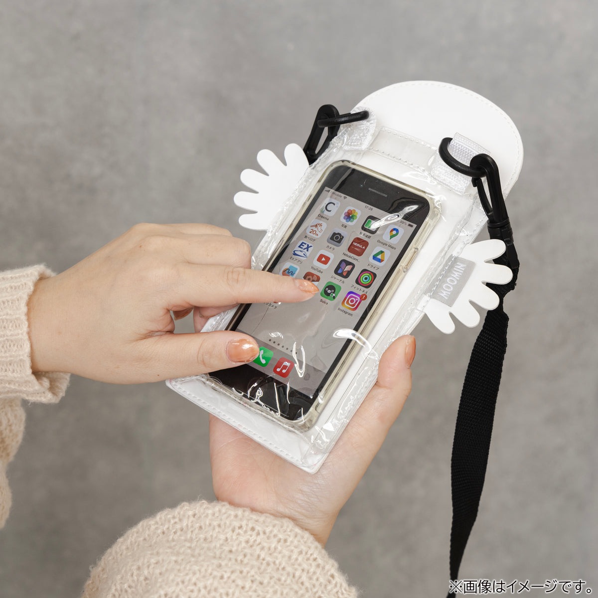 ニョロニョロ スマホショルダー1806