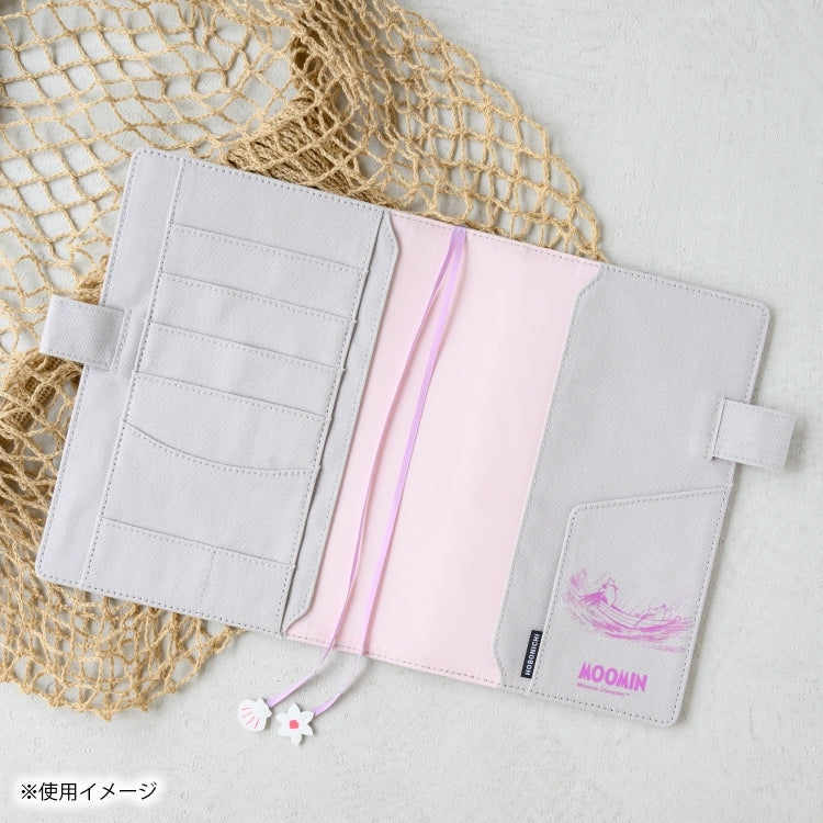 ほぼ日手帳 カバー A5カズン（わたしの庭/pink gray）