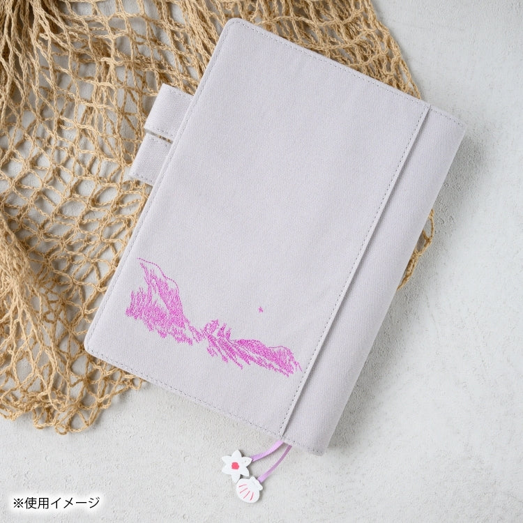 ほぼ日手帳 カバー A5カズン（わたしの庭/pink gray）