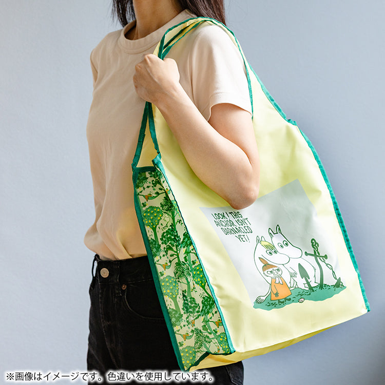 9月上旬頃お届け予定＊ポケッタブルエコバッグ（ニョロニョロ/BK）5323＜予約商品＞