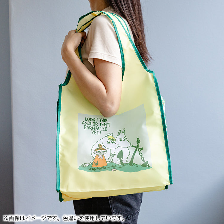 9月上旬頃お届け予定＊ポケッタブルエコバッグ（ニョロニョロ/BK）5323＜予約商品＞