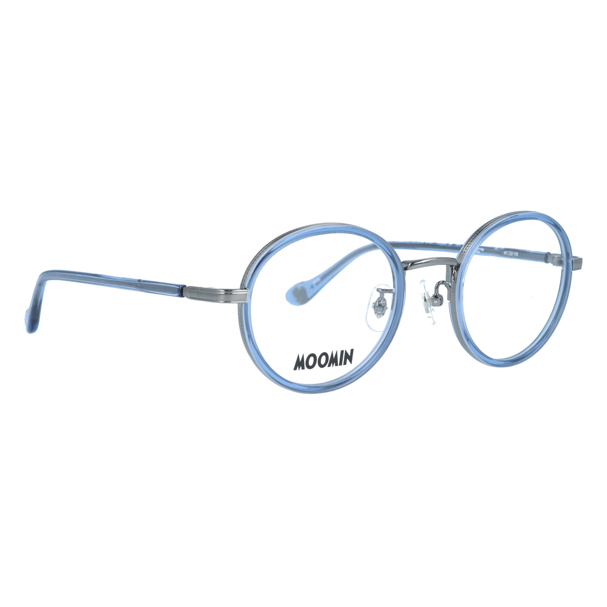 Glasses frame (Moomintroll) MU004-GY/BL 47 <Special order item>