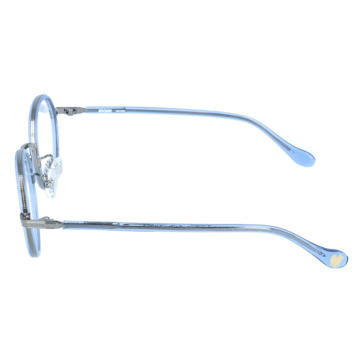 Glasses frame (Moomintroll) MU004-GY/BL 47 <Special order item>