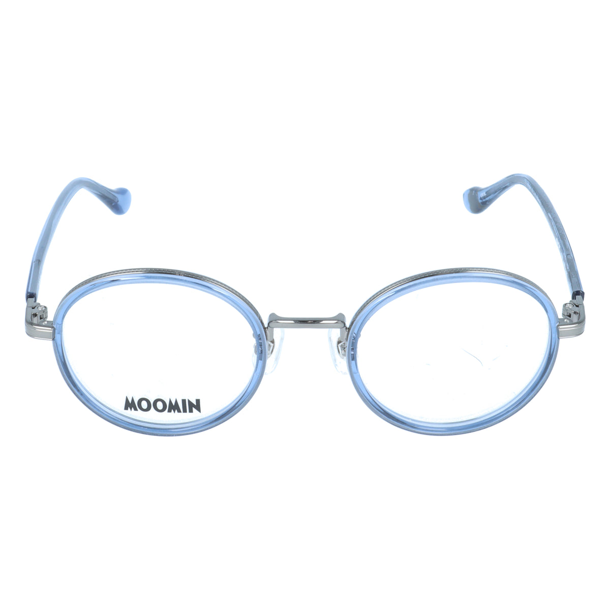 Glasses frame (Moomintroll) MU004-GY/BL 47 <Special order item>