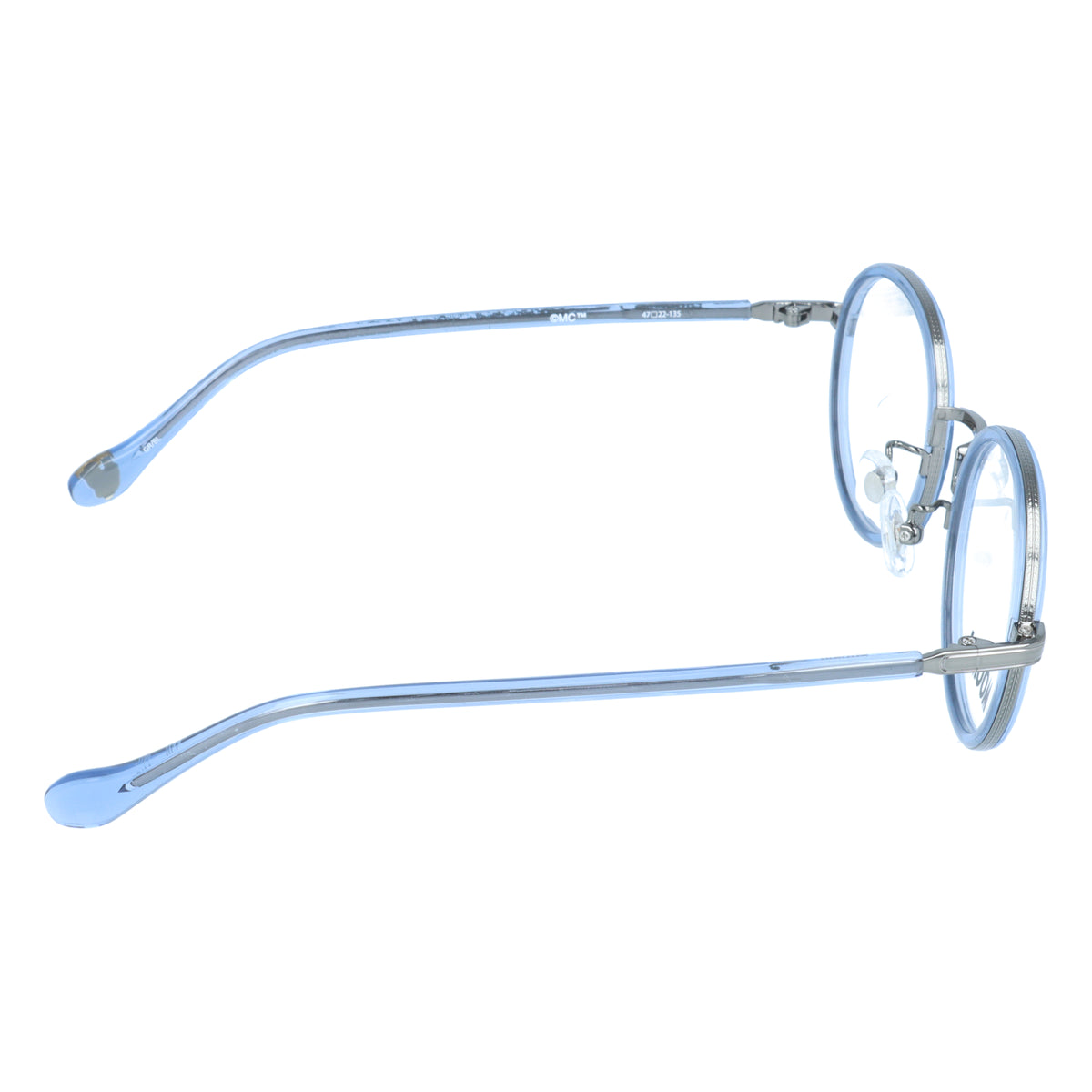 Glasses frame (Moomintroll) MU004-GY/BL 47 <Special order item>