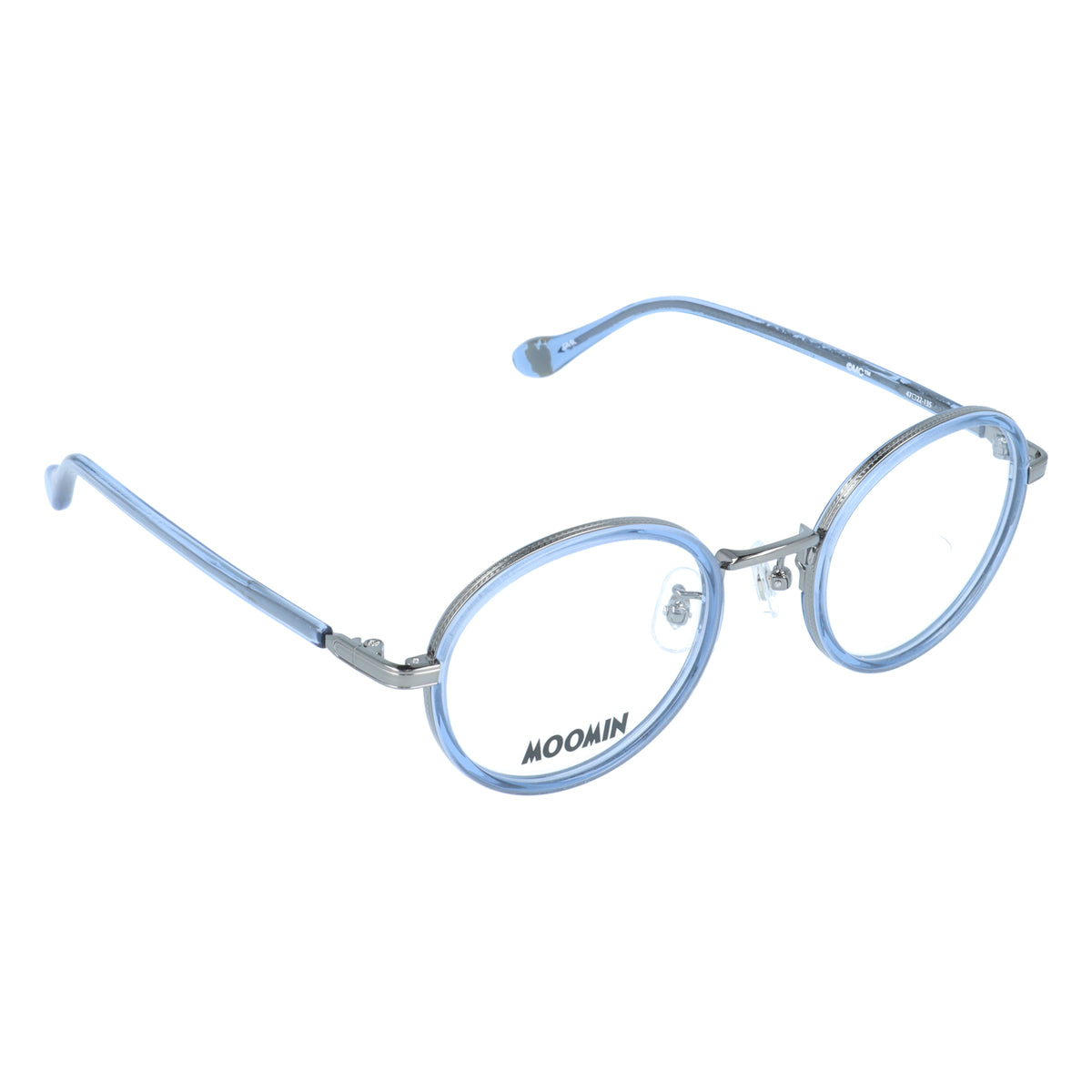 Glasses frame (Moomintroll) MU004-GY/BL 47 <Special order item>