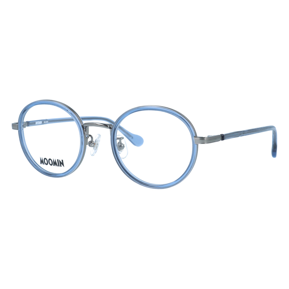 Glasses frame (Moomintroll) MU004-GY/BL 47 <Special order item>
