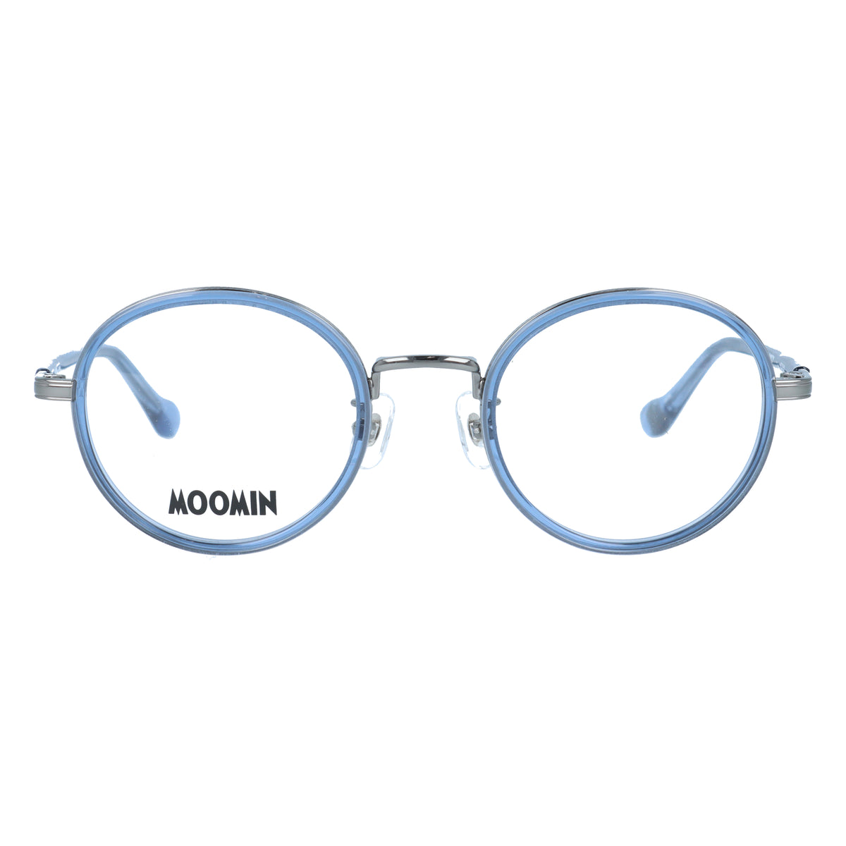 Glasses frame (Moomintroll) MU004-GY/BL 47 <Special order item>