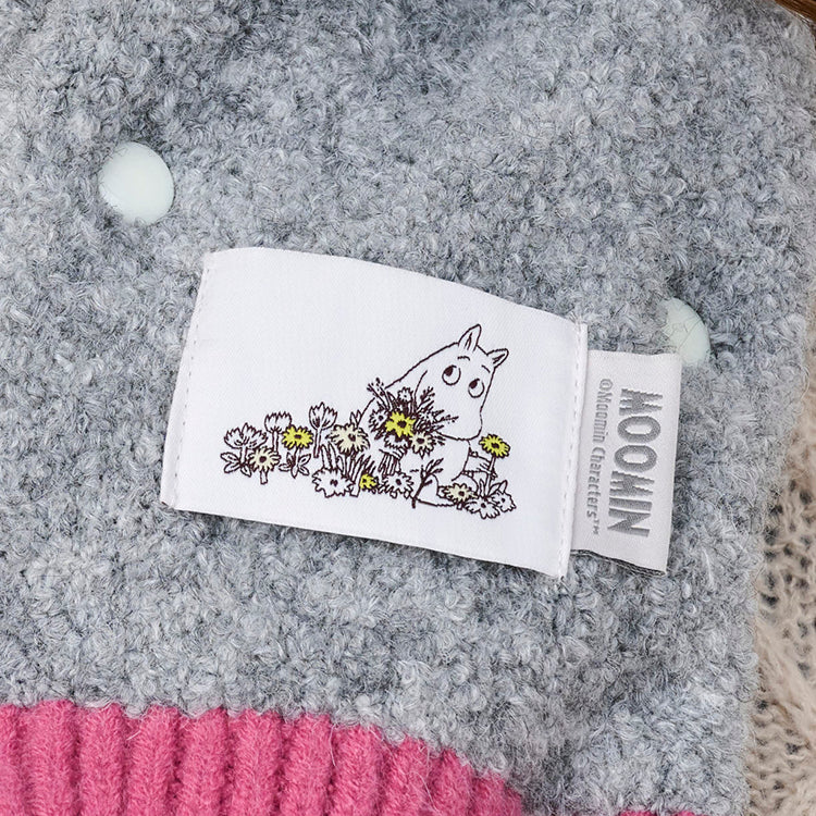 MOOMIN×macocca ワッペン付スヌーペット（ムーミン/グレー）YM2526337