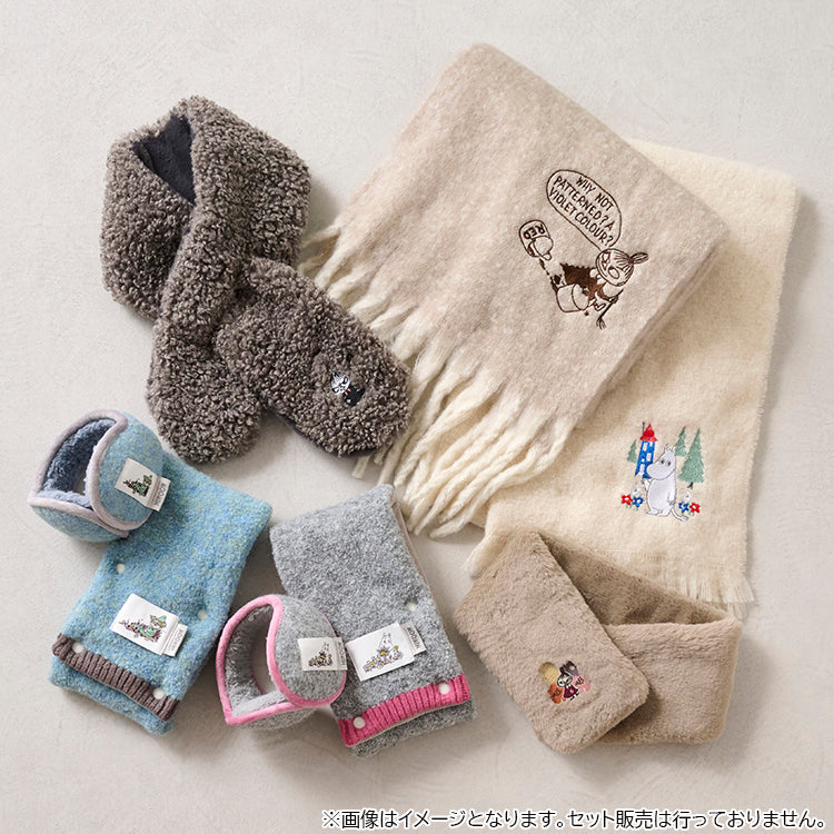 MOOMIN×macocca ワッペン付スヌーペット（ムーミン/グレー）YM2526337