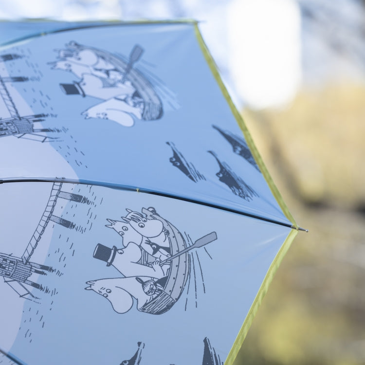 MOOMIN×macocca 半透明ロング雨傘（マルチ/グレー）TG26J7678【ラッピング対象外】
