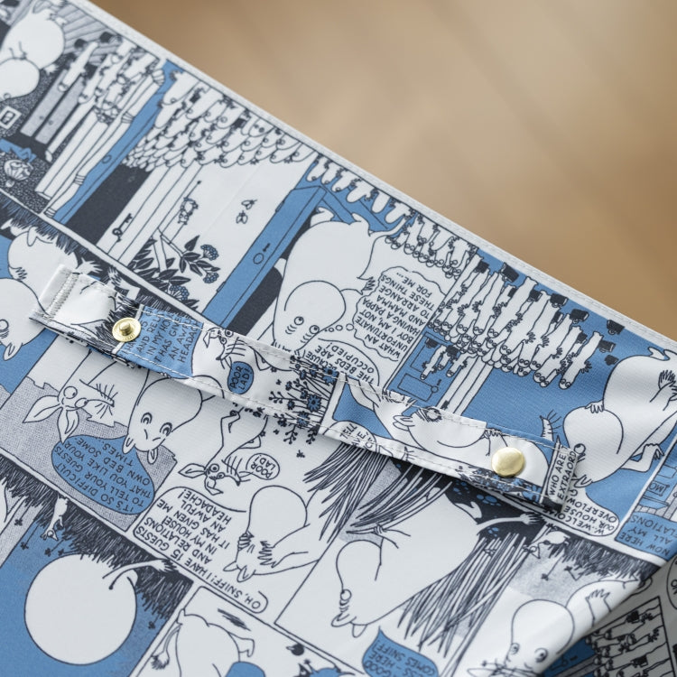 MOOMIN×macocca 晴雨兼用 長傘（コミックパターン/ブルー）TG26J7672【ラッピング対象外】