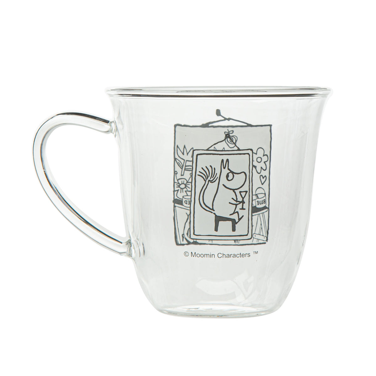 耐热杯 (Monotone/Moomin) MMG12004