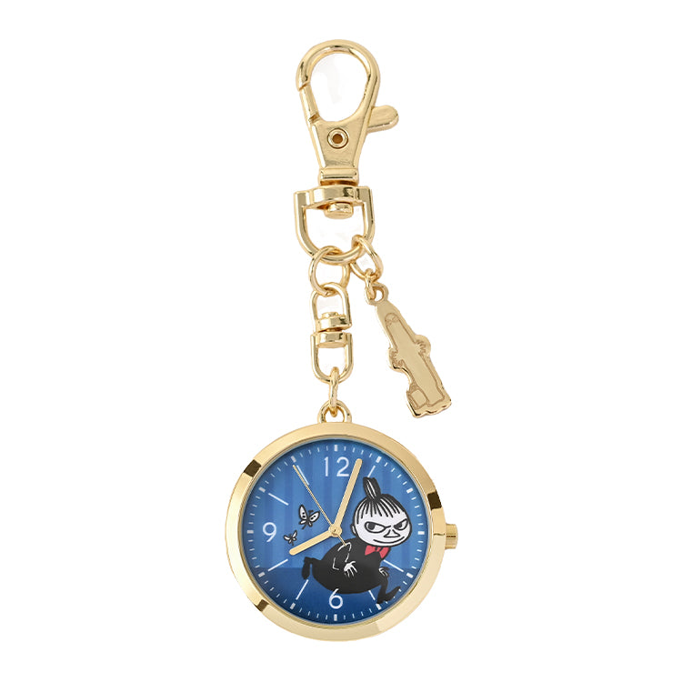 Keychain watch with charm (Little My/BL) MOM022-2 [Not available for airmail]