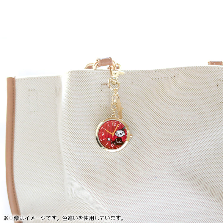 Keychain watch with charm (Little My/BL) MOM022-2 [Not available for airmail]