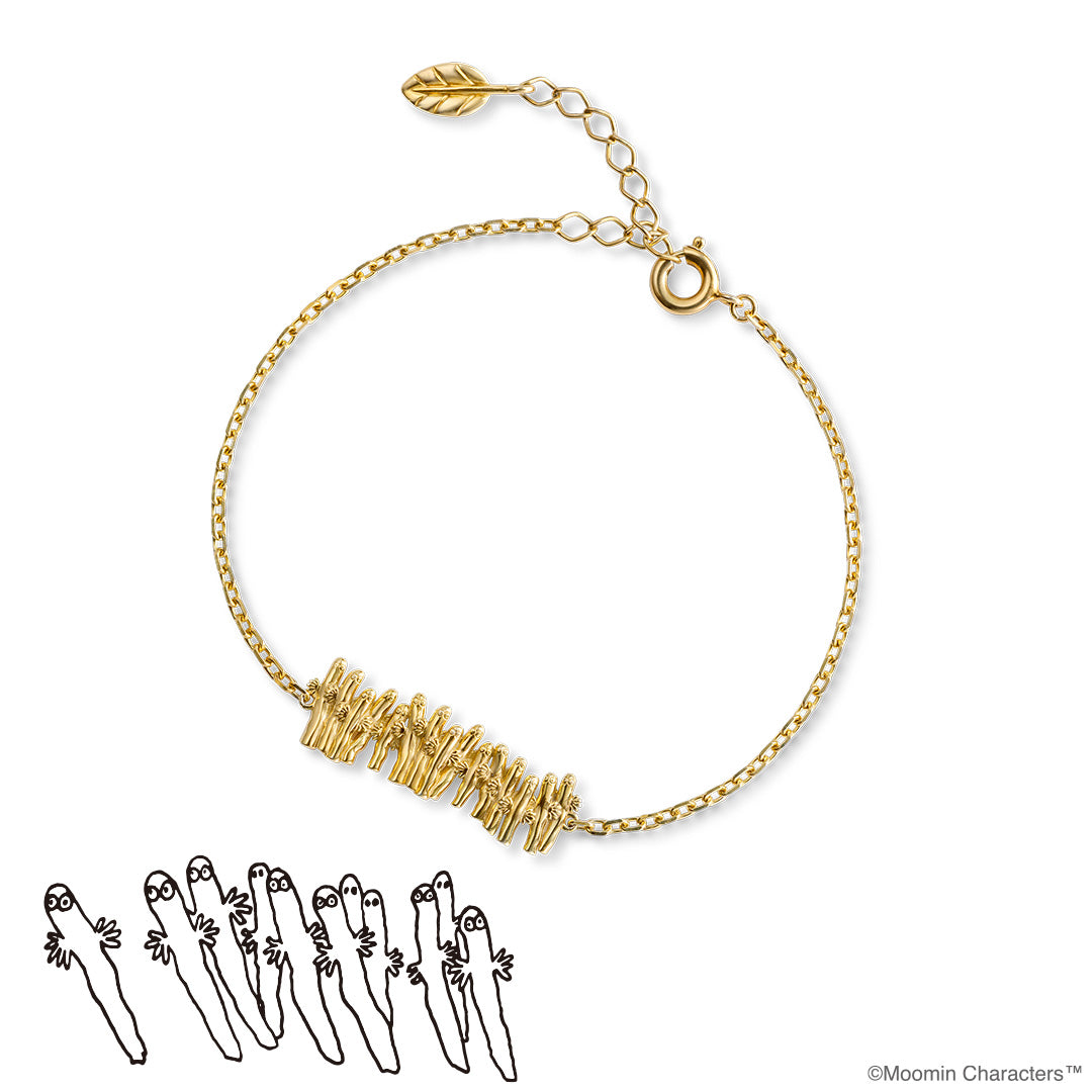 Hattifattener bracelet (yellow gold plating) MO0500115200 <Special order item>