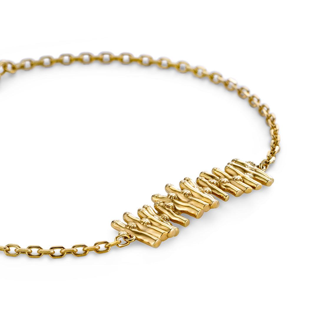 Hattifattener bracelet (yellow gold plating) MO0500115200 <Special order item>