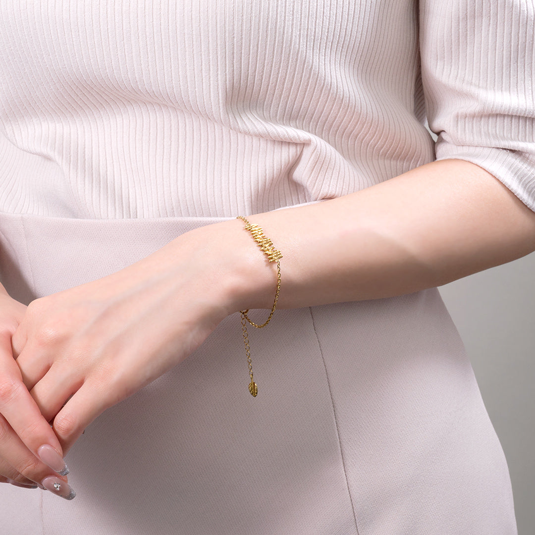 Hattifattener bracelet (yellow gold plating) MO0500115200 <Special order item>