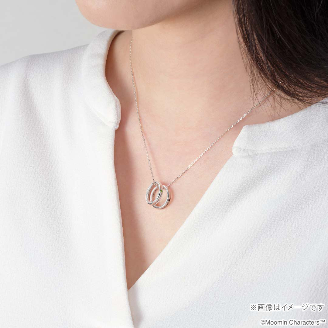 27年4月中旬頃お届け予定＊スナフキン メッセージリングネックレス(プラチナ)MO0200361100【期間限定/受注生産/同梱・代引不可/キャンペーン対象外】＜予約商品＞