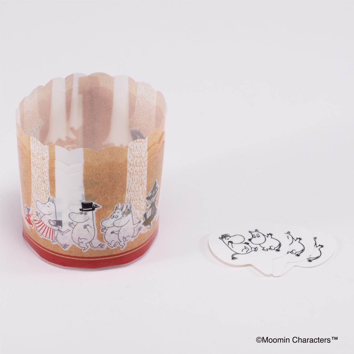 マフィンカップ＆ケーキピックセット3枚入り（ムーミン谷の仲間たち）DN0613