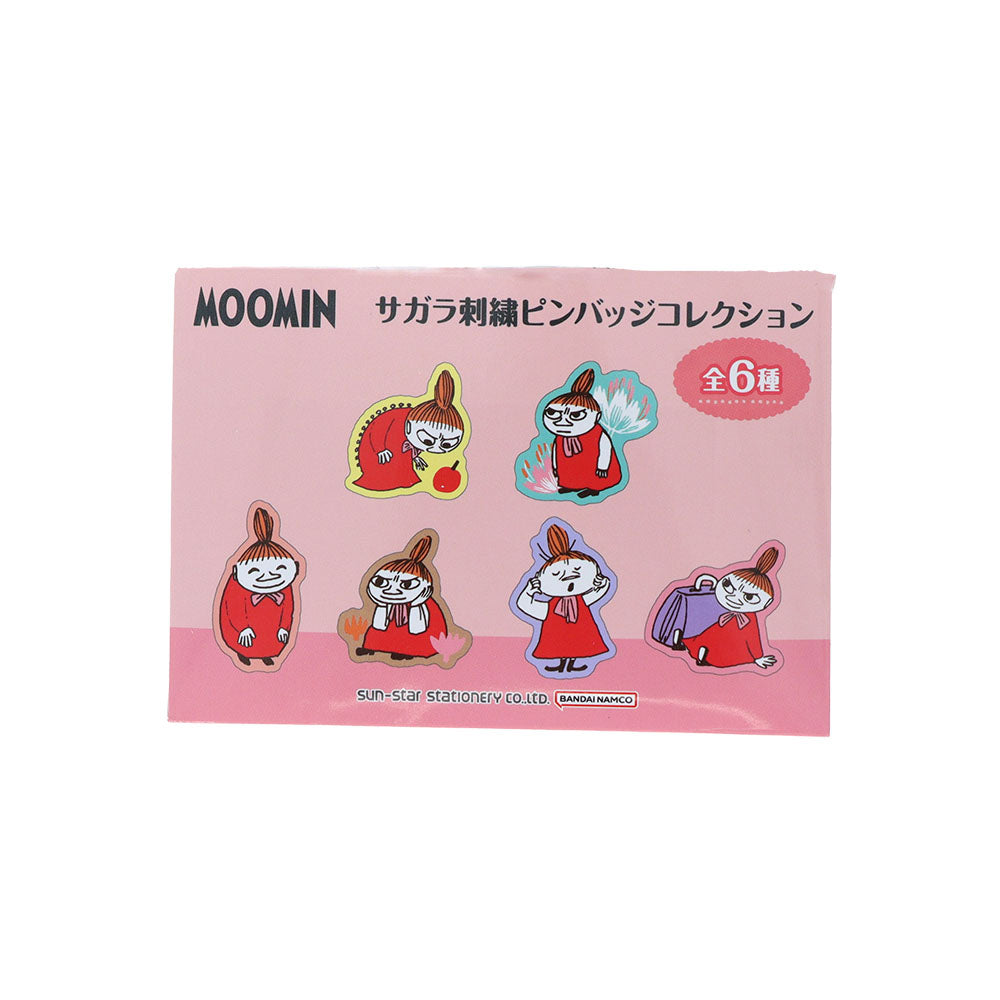 トレーディング サガラ刺しゅうピンバッジ単品（全6種/リトルミイ）S8351210