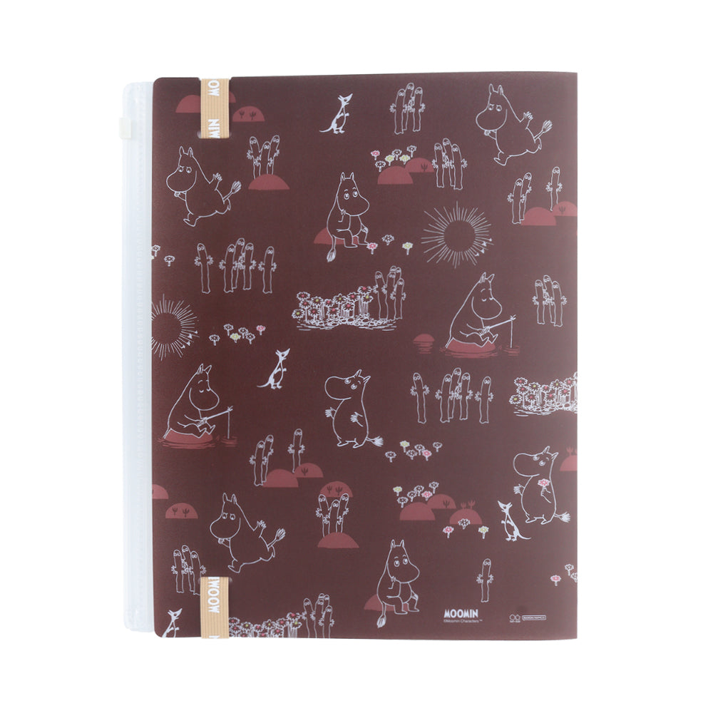 Clear file with rubber band 5P+F (Chocolate) S2172135
