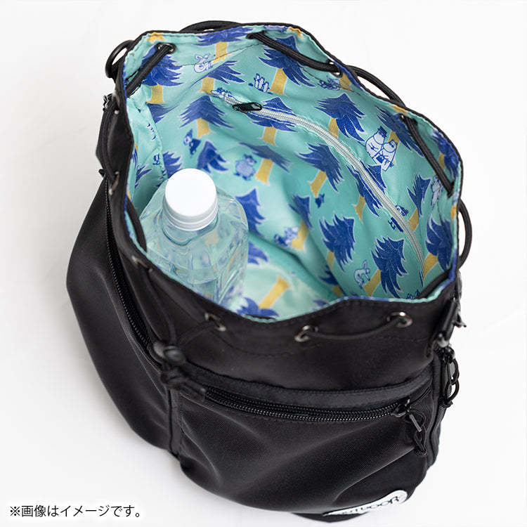 OUTDOOR PRODUCTS 巾着ショルダーバッグ（ムーミン＆リトルミイ）MON703BK-5