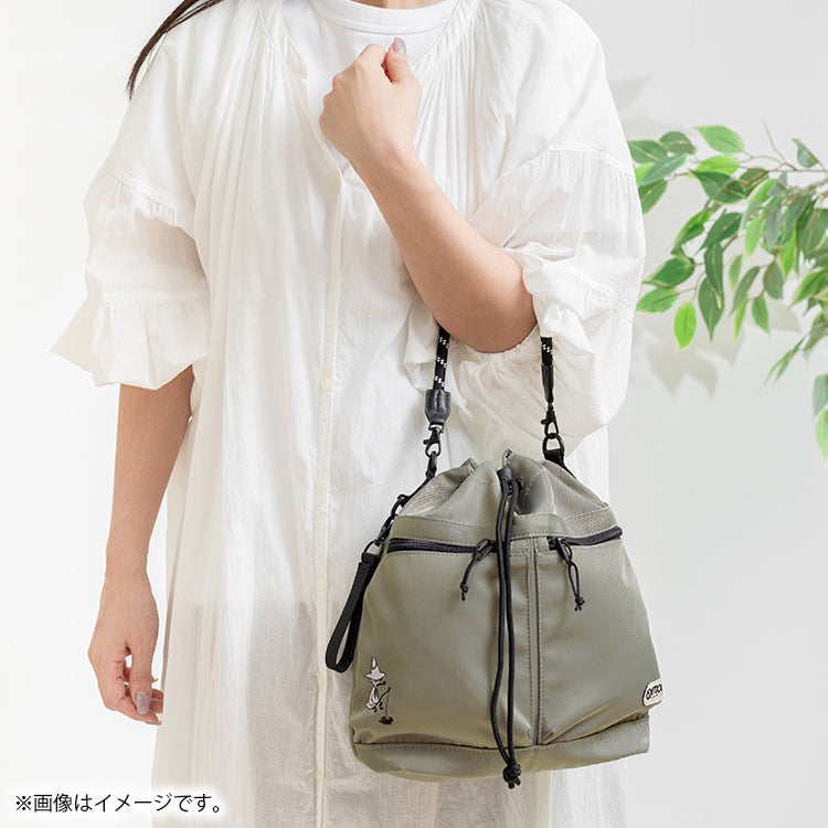 OUTDOOR PRODUCTS 巾着ショルダーバッグ（スナフキン）MON704KH-4