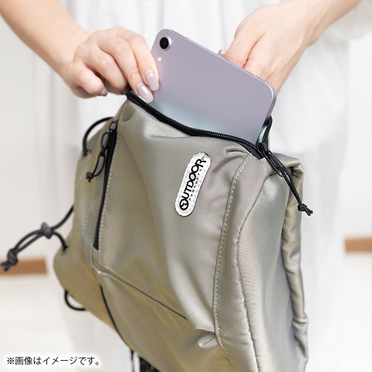 OUTDOOR PRODUCTS 巾着ショルダーバッグ（スナフキン）MON704KH-4