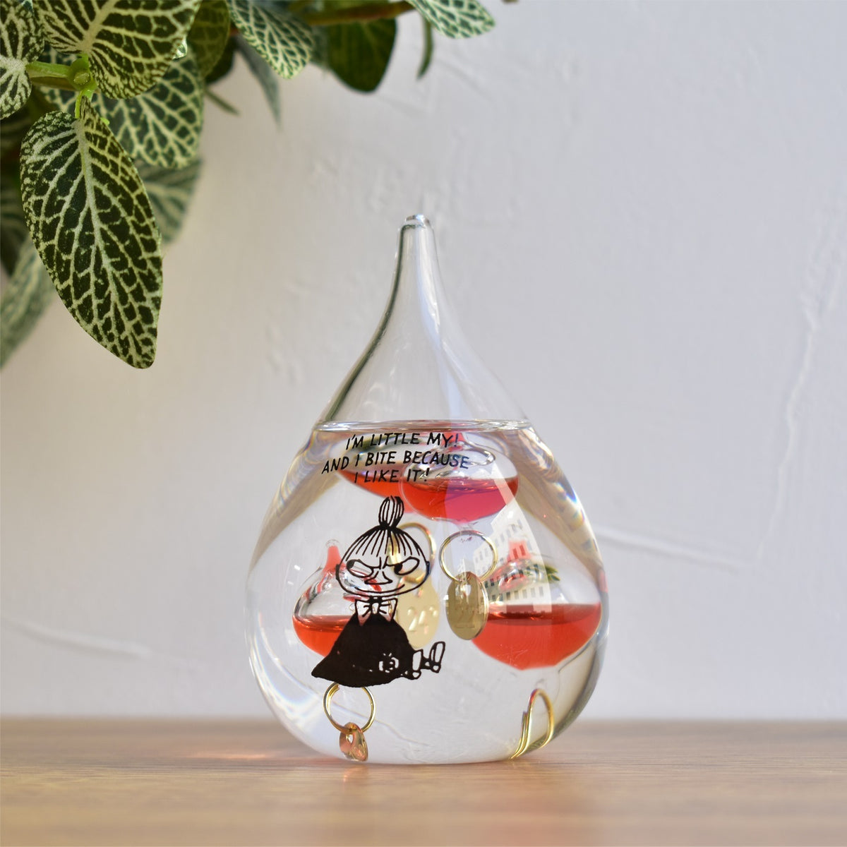 Glass float thermometer (drop/Little My) 152-333252 [Not for airmail]
